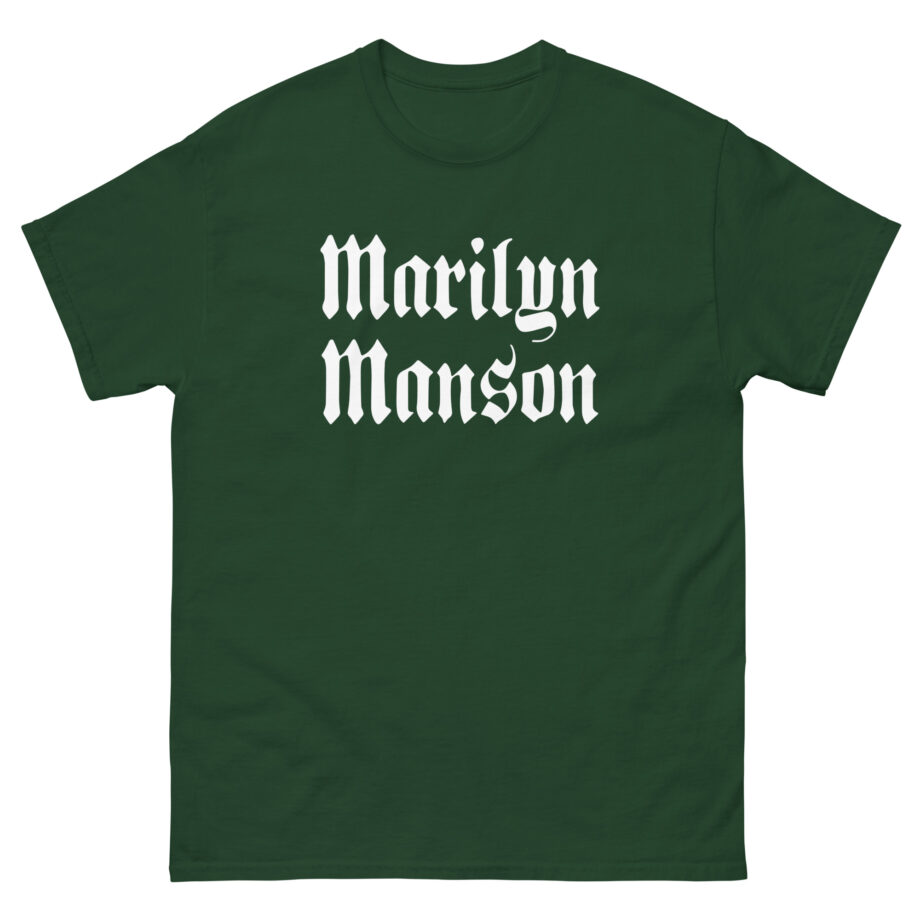Marilyn Manson Goth Logo Unisex classic tee