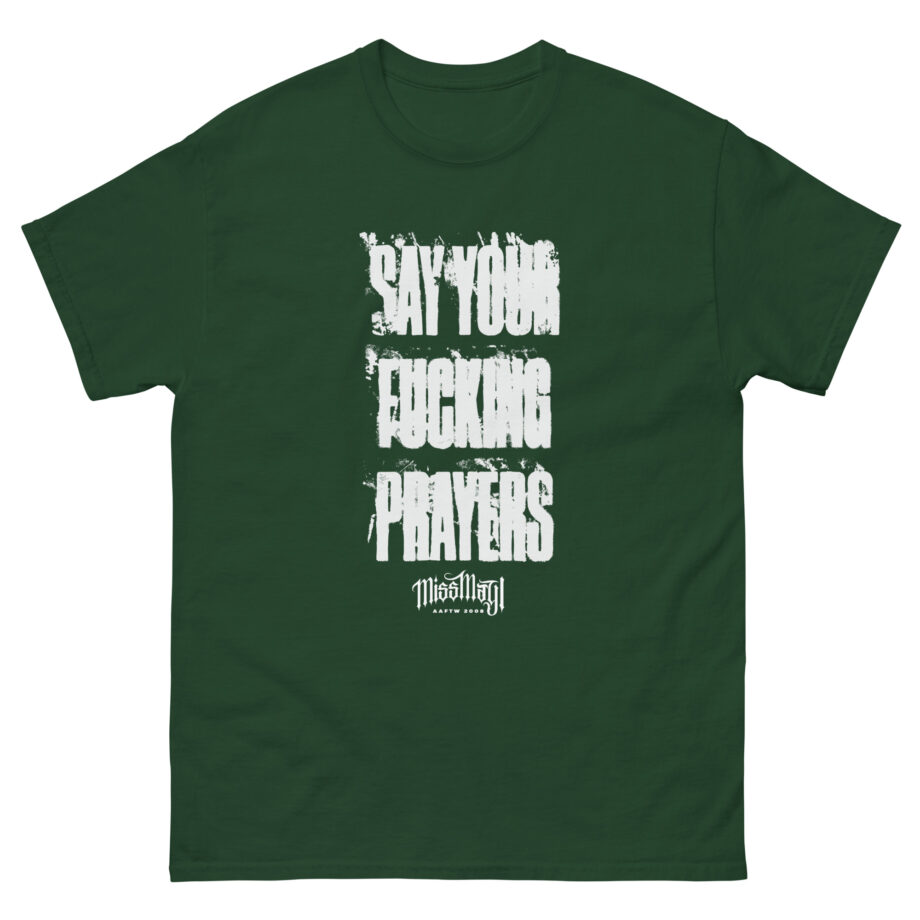 Miss May I Glow in the Dark Prayers Unisex classic tee