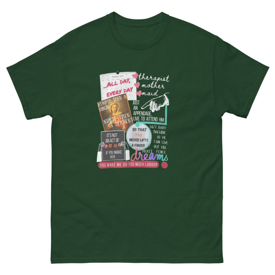 Paris Paloma Feminie Rage Women's Rights Protest Unisex classic tee