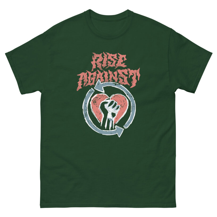 Rise Against Chalk Heartfist Unisex classic tee