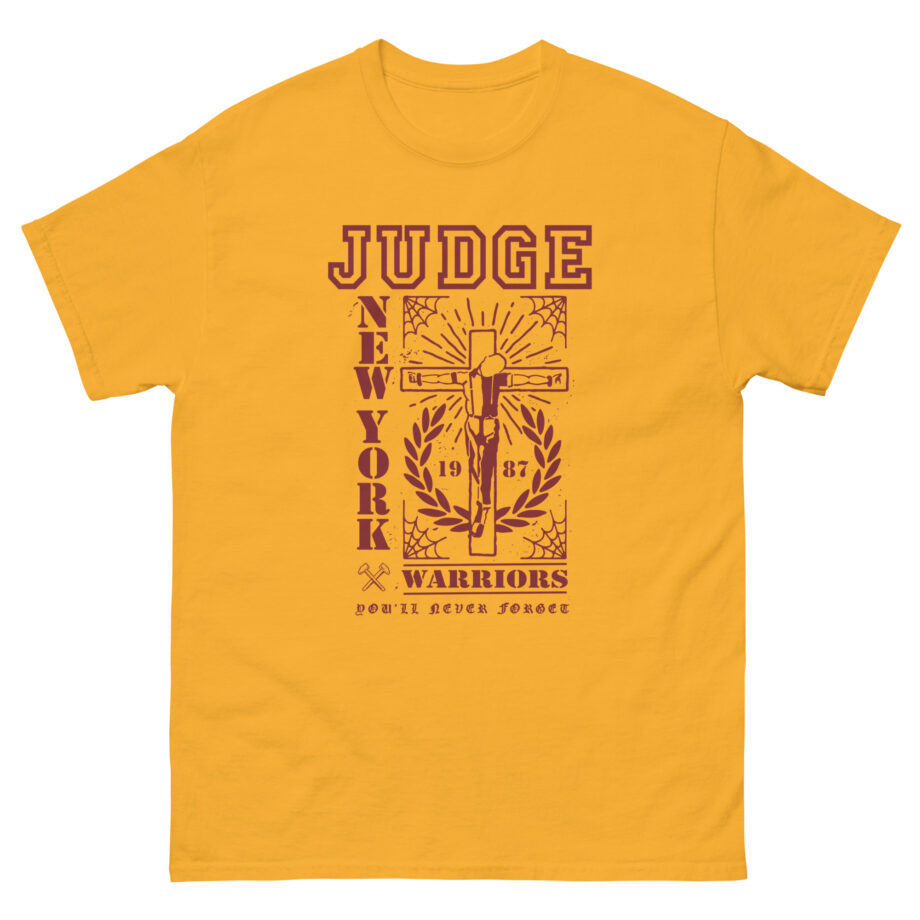 Judge Crucified Mustard Unisex classic tee
