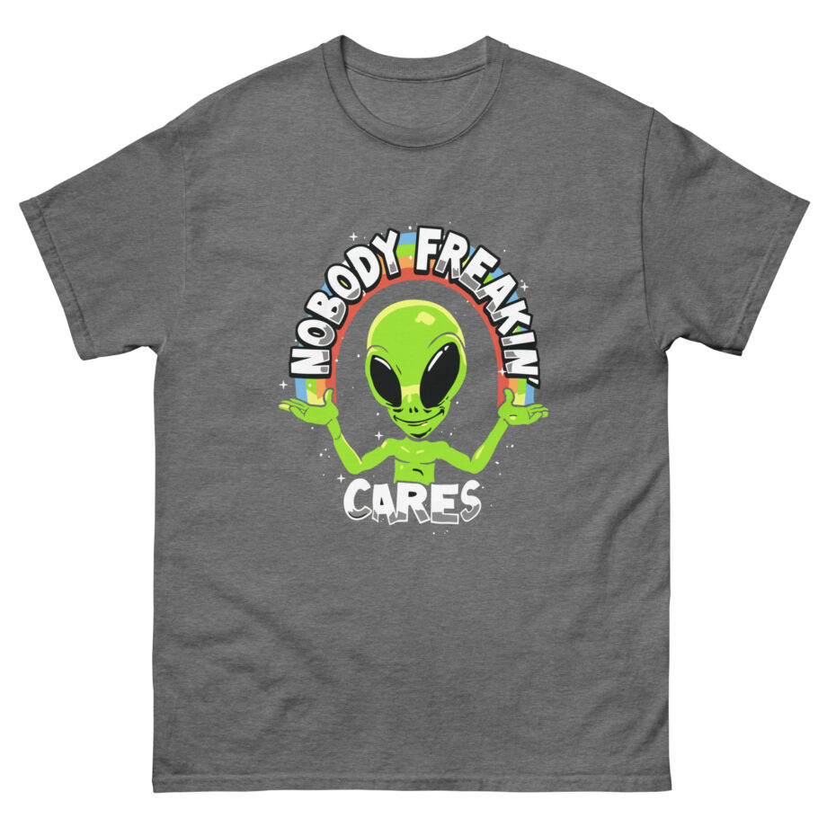 Carter Kench  Nobody Freakin' Cares Rainbow Unisex classic tee