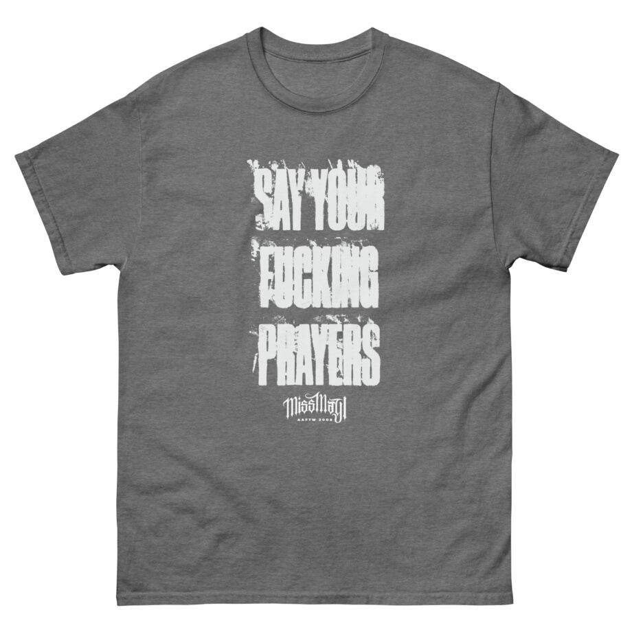 Miss May I Glow in the Dark Prayers Unisex classic tee