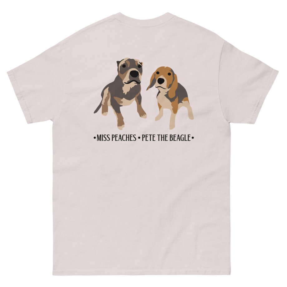 Miss Peaches & Pete the Beagle Unisex classic tee