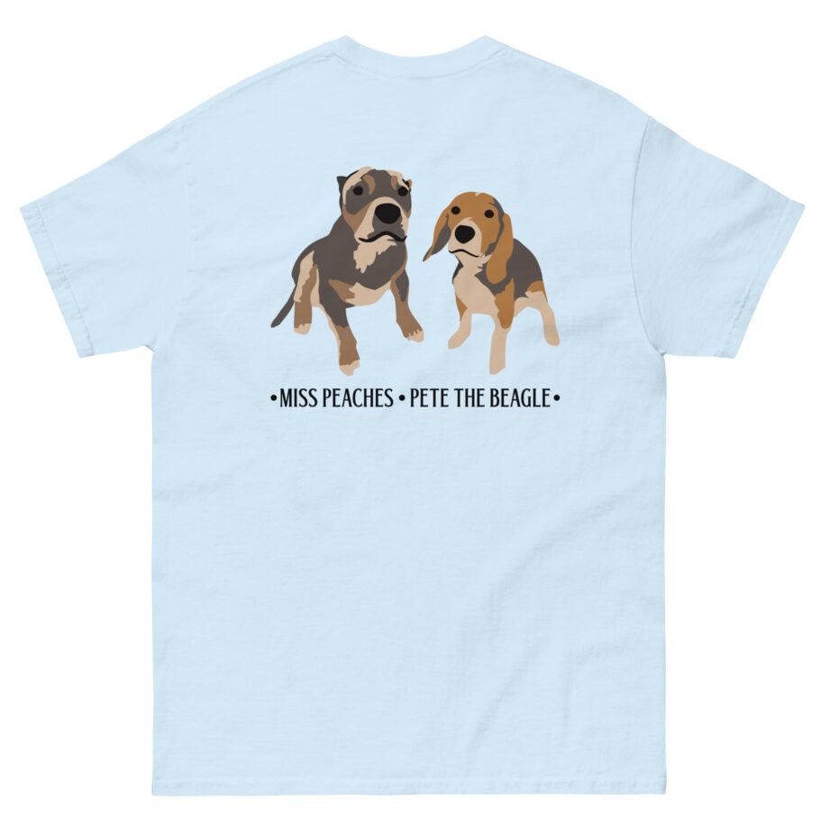 Miss Peaches & Pete the Beagle Unisex classic tee