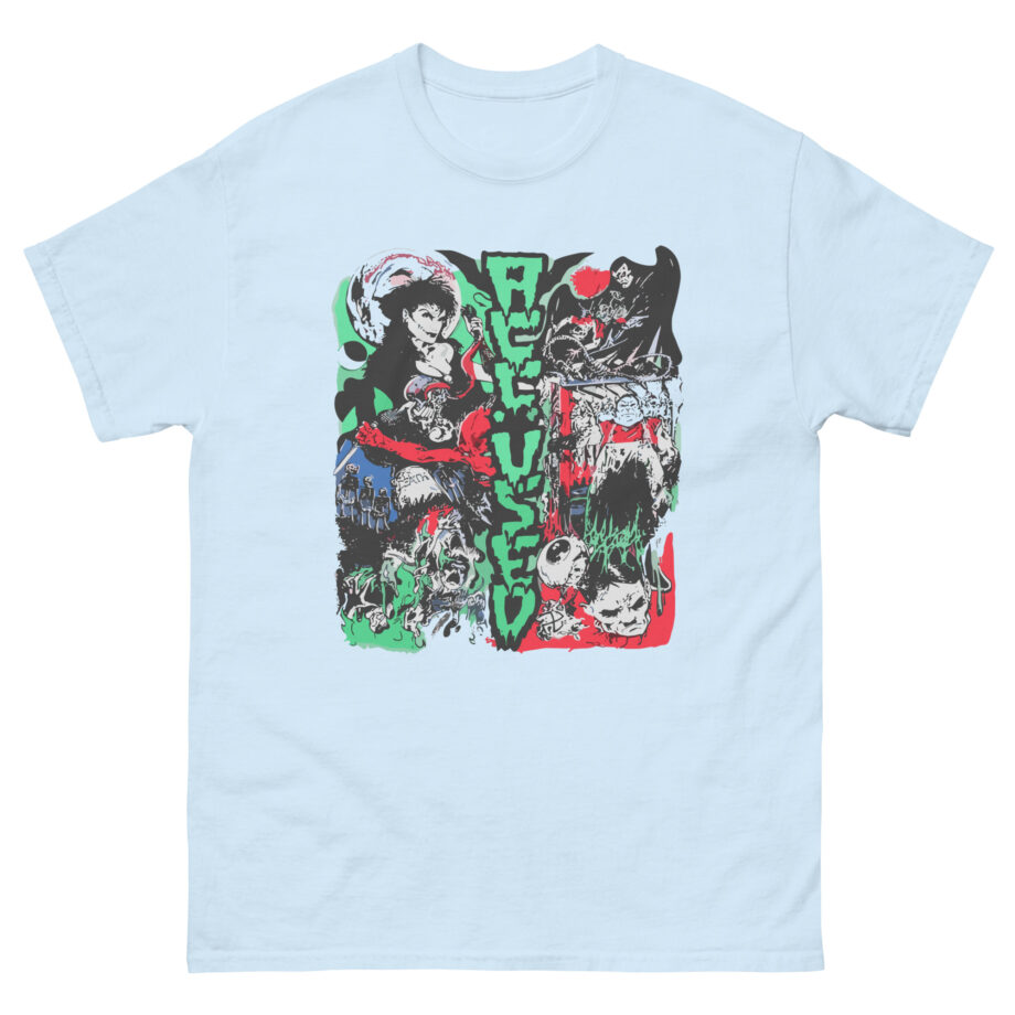 Accused Ad Panic in the Casket Unisex classic tee