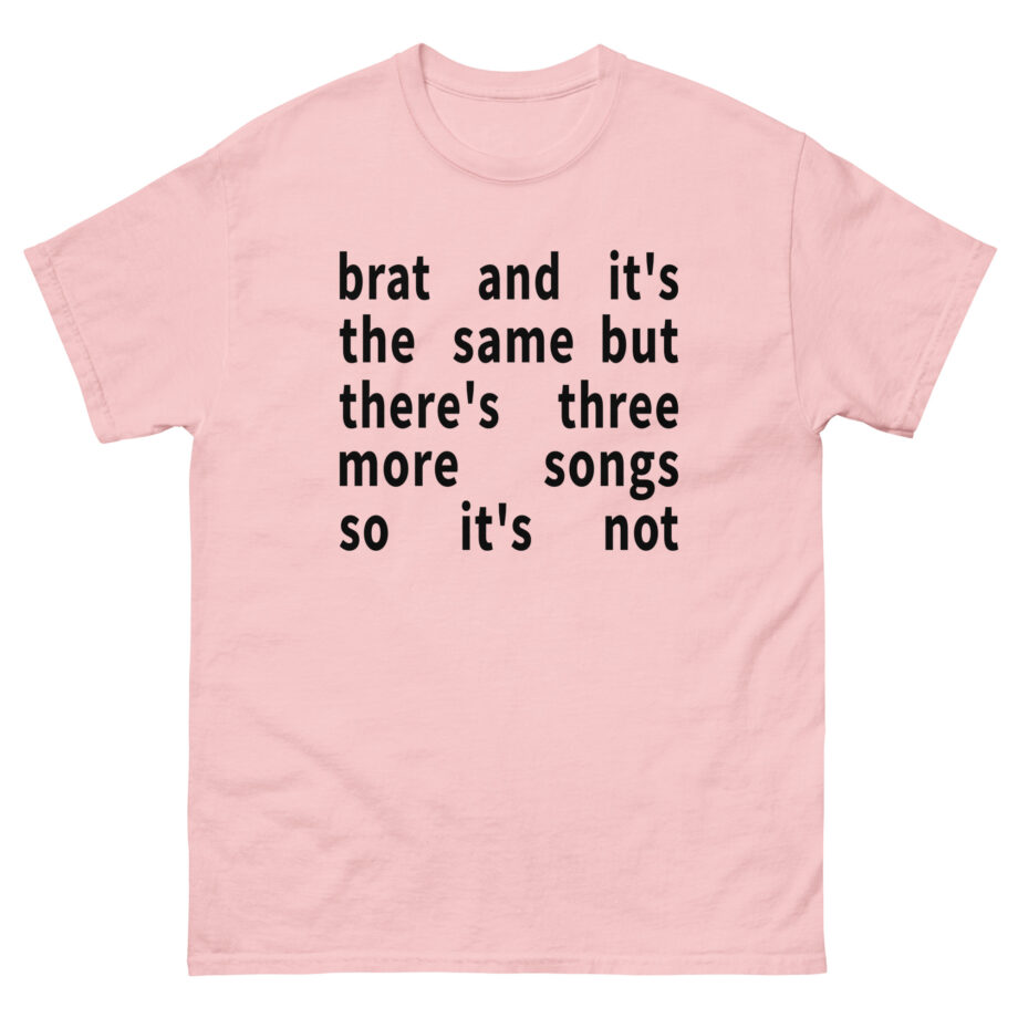 Charli Xcx It's the Same but It's Not Unisex classic tee