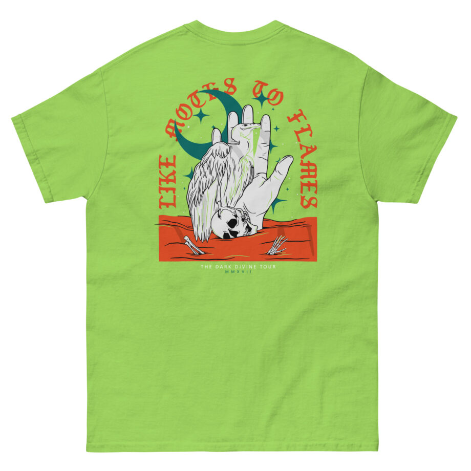 Like Moths to Flames the Dark Divine Tour Unisex classic tee