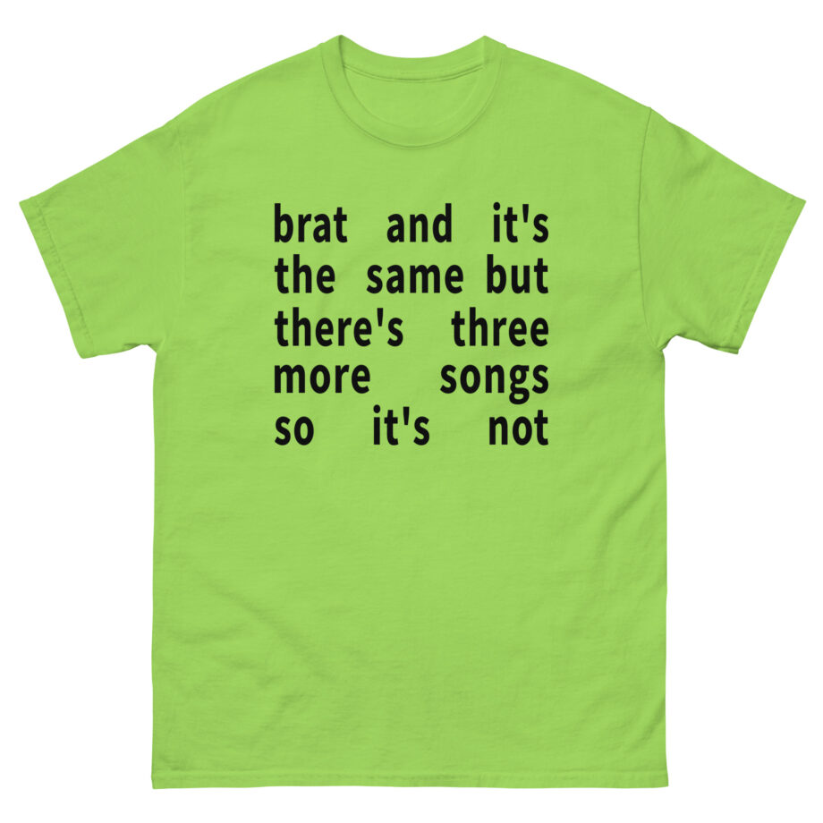 Charli Xcx It's the Same but It's Not Unisex classic tee