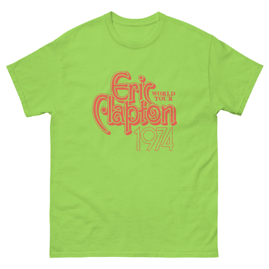 Eric Clapton World Tour 1974 Unisex classic tee
