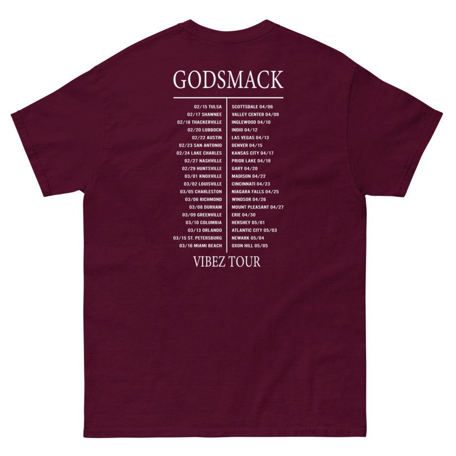 Godsmack Vibez Tour Unisex classic tee