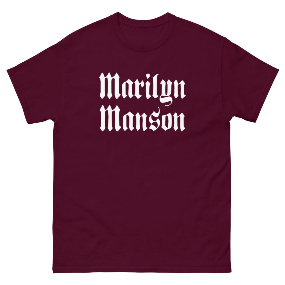 Marilyn Manson Goth Logo Unisex classic tee