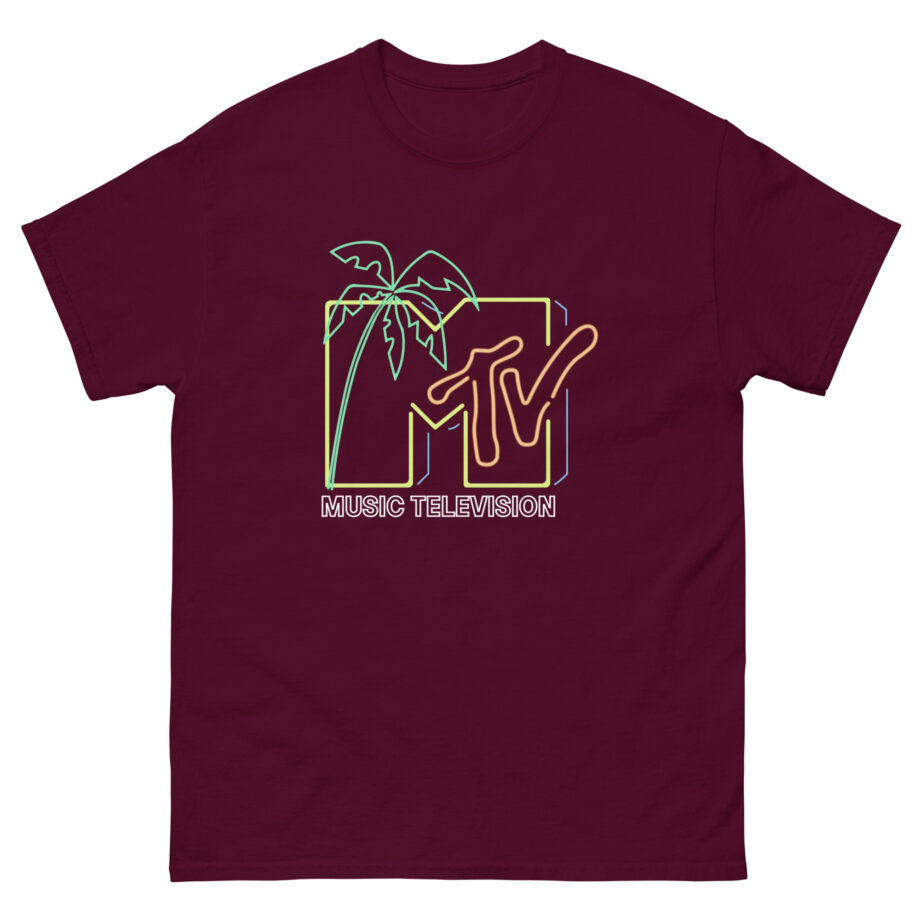 David Dobrik  Mtv Neon Light Logo Unisex classic tee