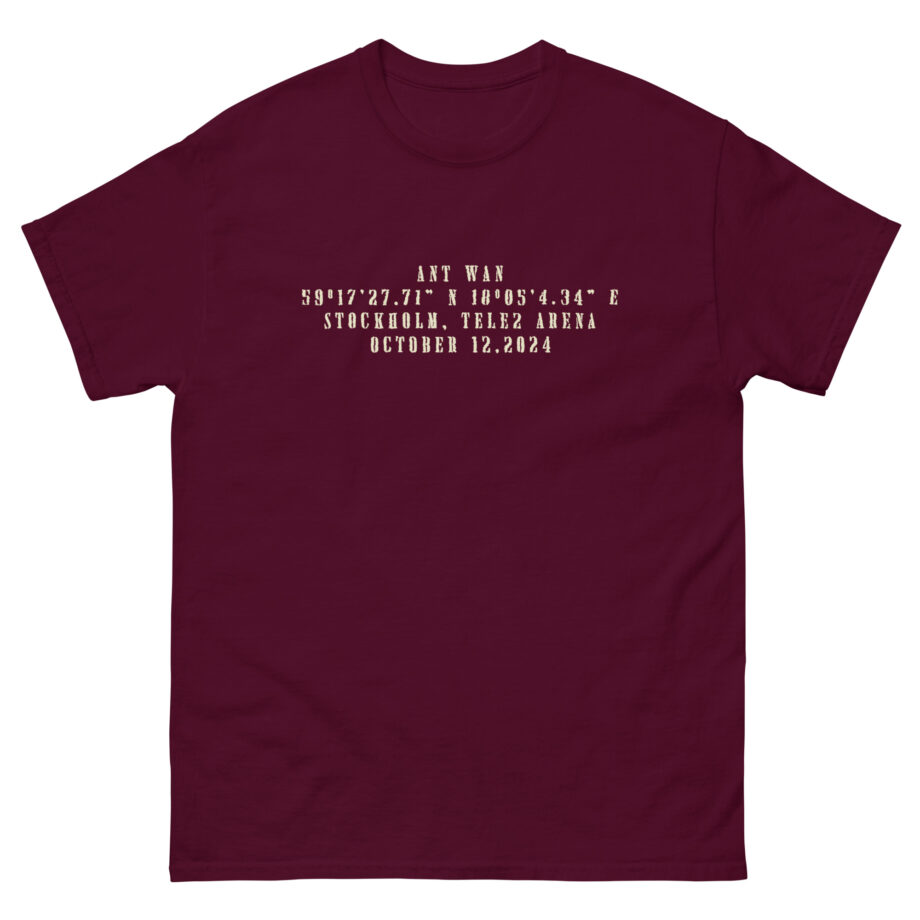 Antwan Tele2 Arena Unisex classic tee