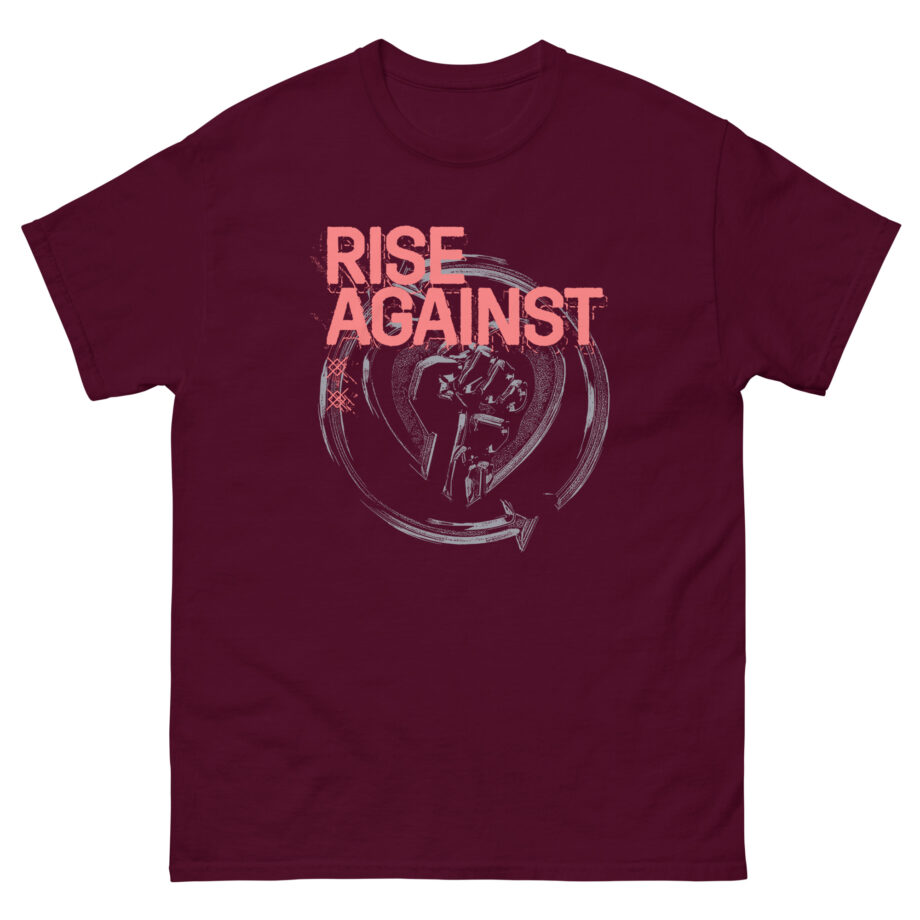 Rise Against Dual Heartfist Logo Unisex classic tee
