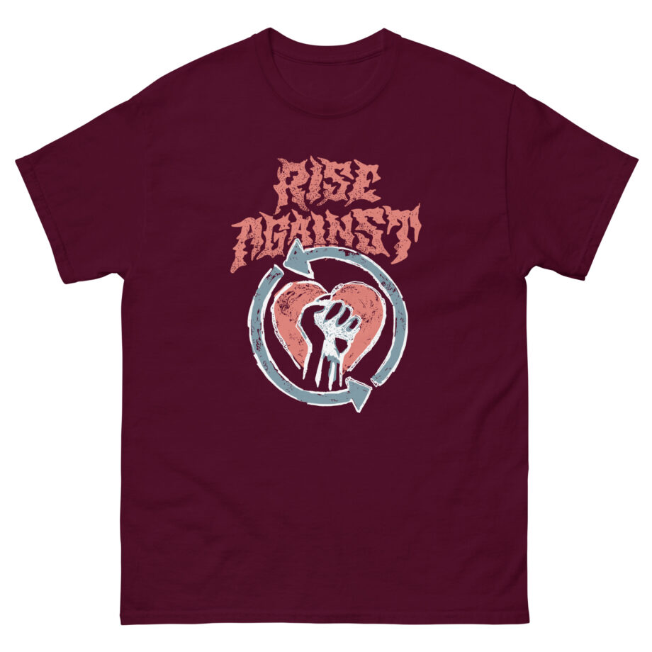 Rise Against Chalk Heartfist Unisex classic tee