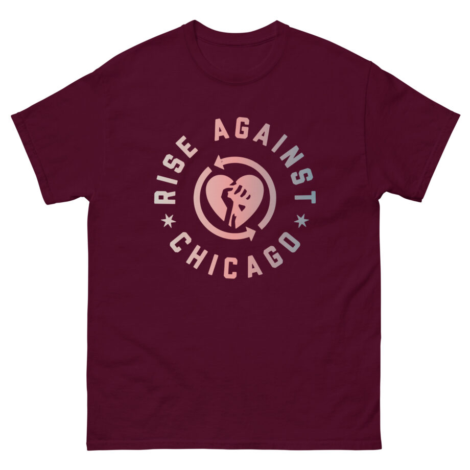Rise Against Chicago Heartfist Unisex classic tee