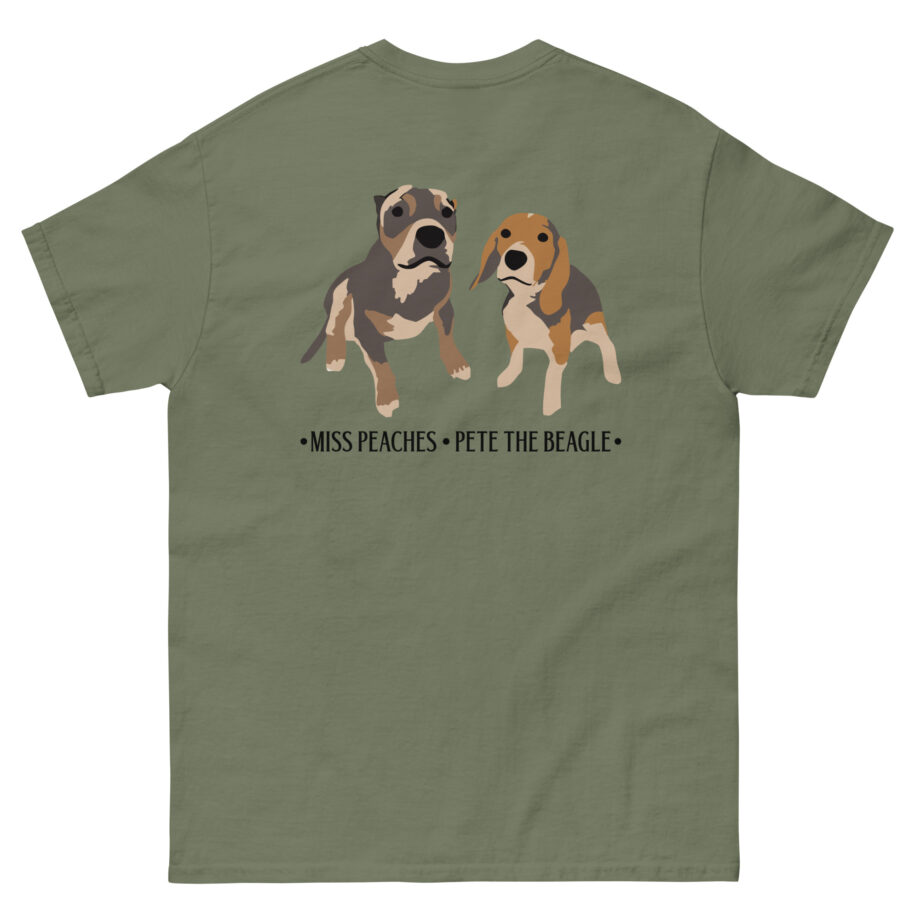 Miss Peaches & Pete the Beagle Unisex classic tee