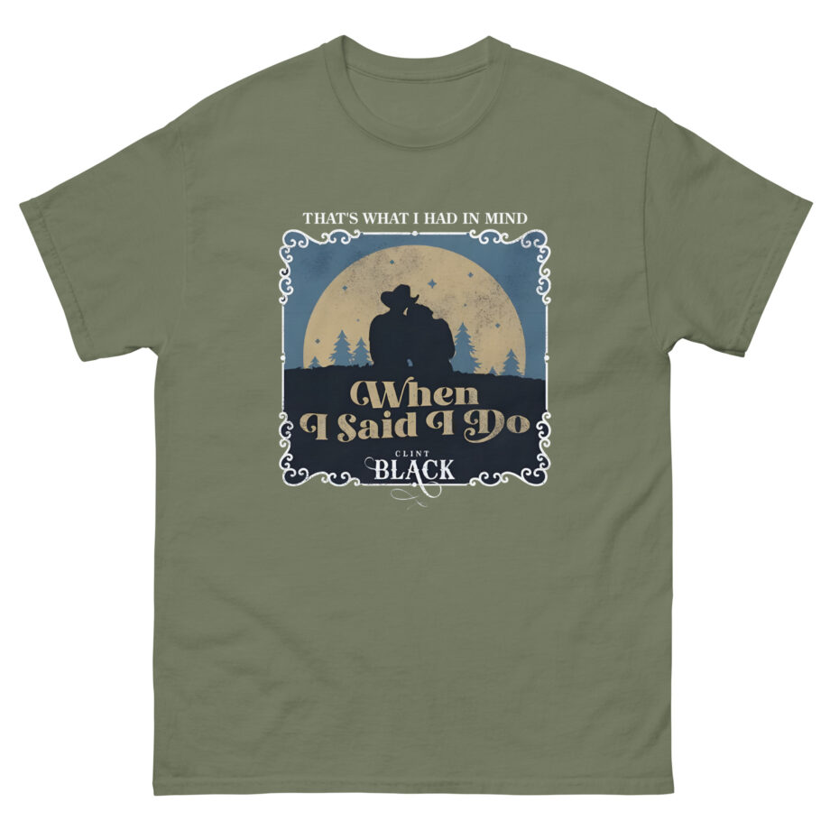 Clint Black When I Said I Do Illustrated Unisex classic tee