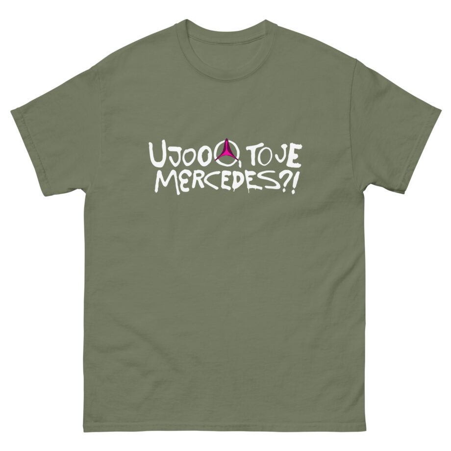Koza Bobkov Ujooo, to Je Mercedes?! Unisex classic tee