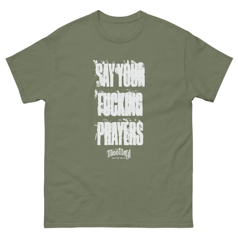 Miss May I Glow in the Dark Prayers Unisex classic tee