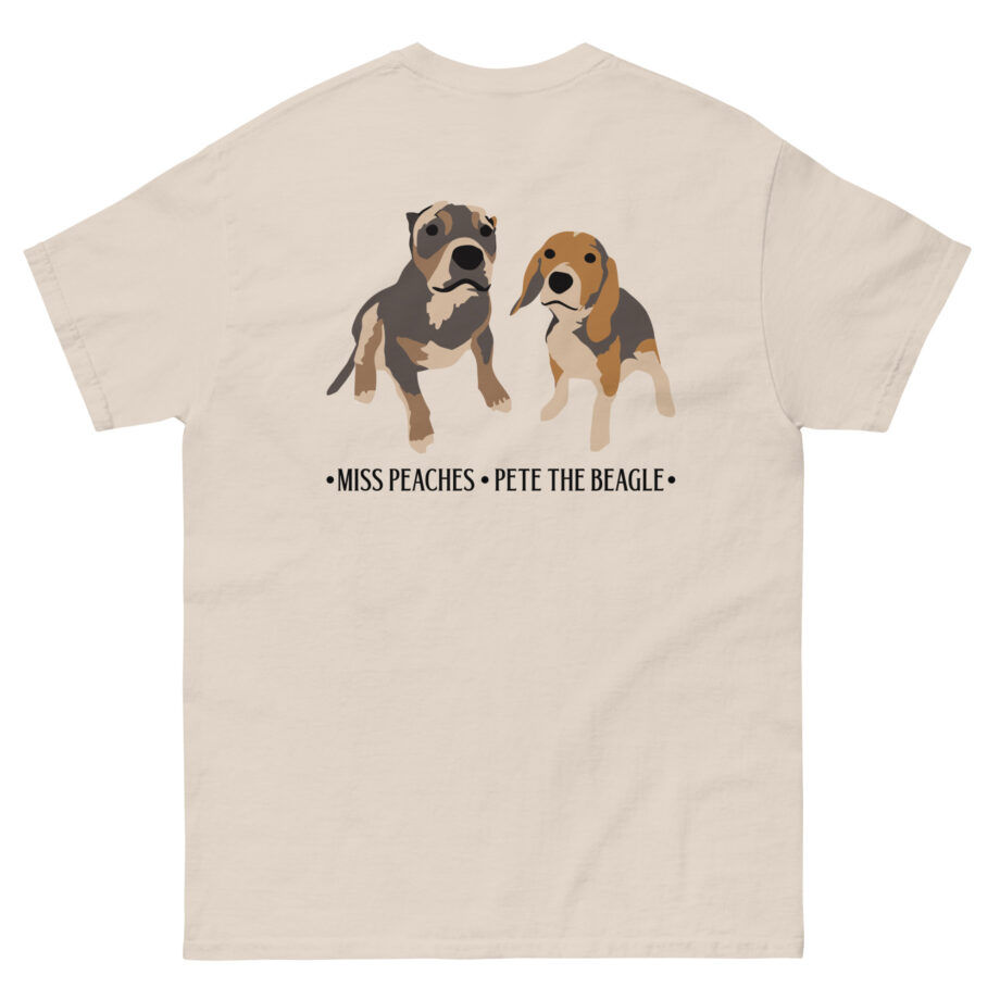 Miss Peaches & Pete the Beagle Unisex classic tee