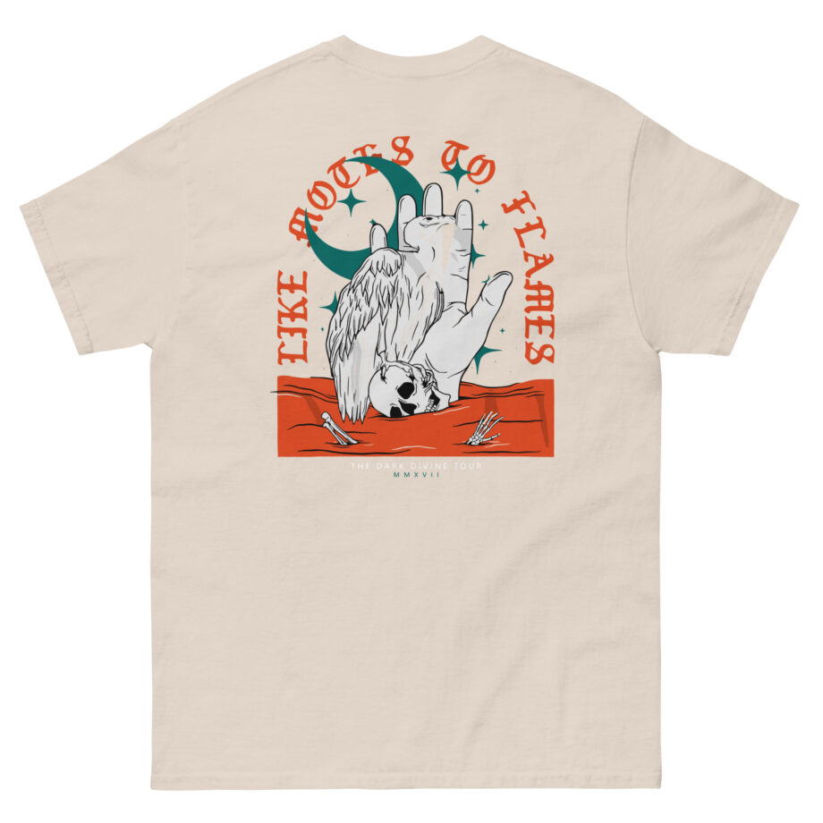 Like Moths to Flames the Dark Divine Tour Unisex classic tee