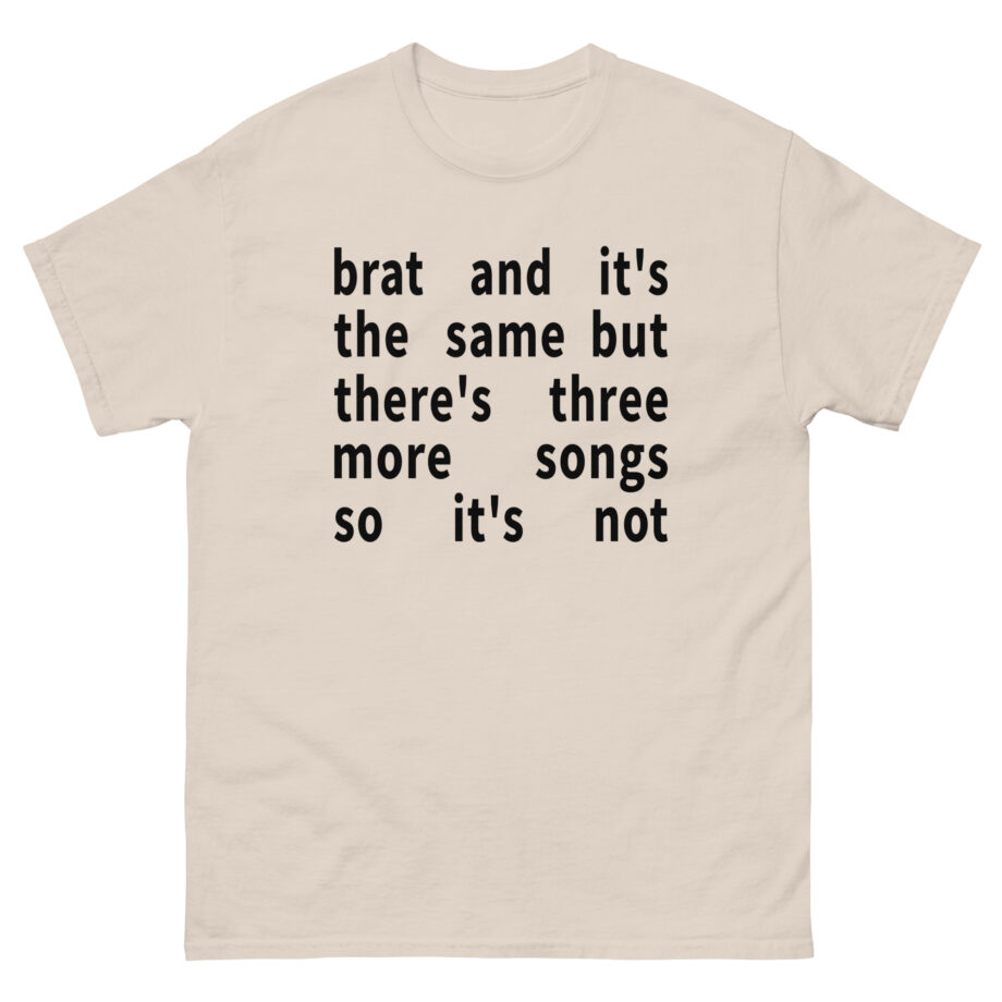 Charli Xcx It's the Same but It's Not Unisex classic tee
