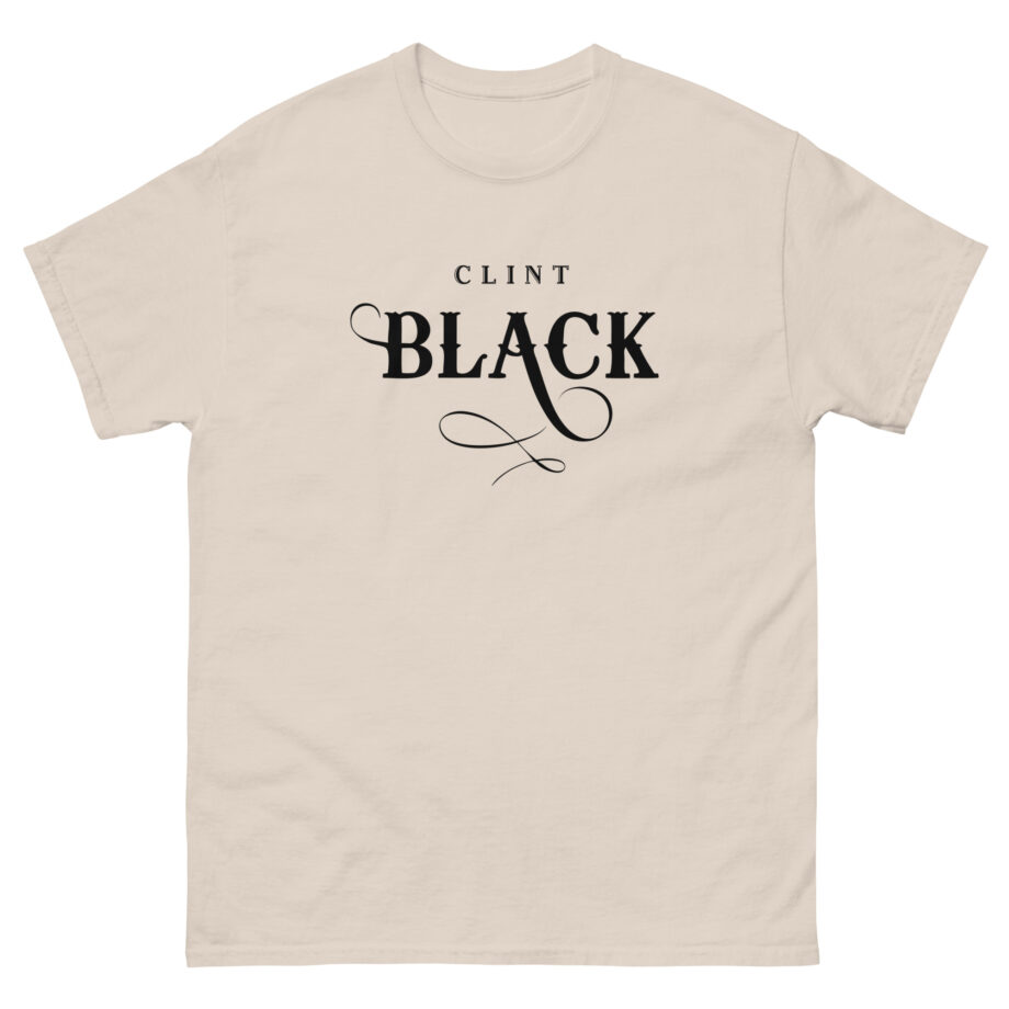 Clint Black Logo Espresso Unisex classic tee