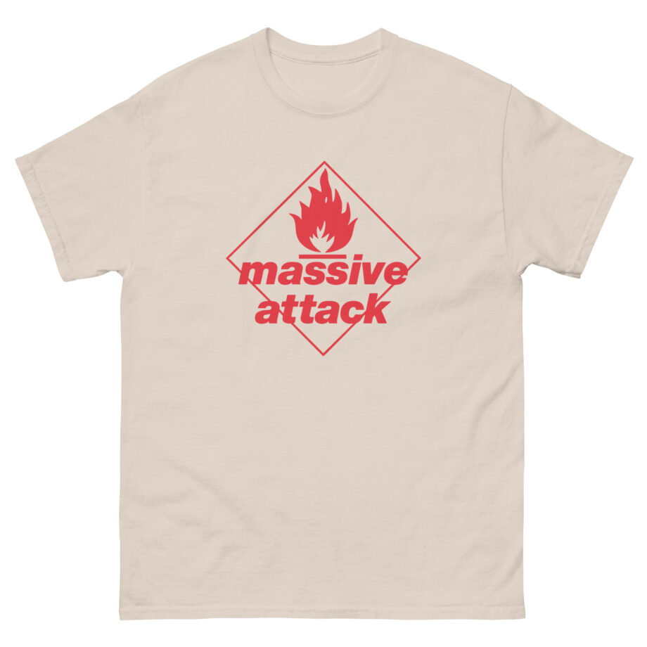 Massive Attack Blue Lines Red Logo Unisex classic tee
