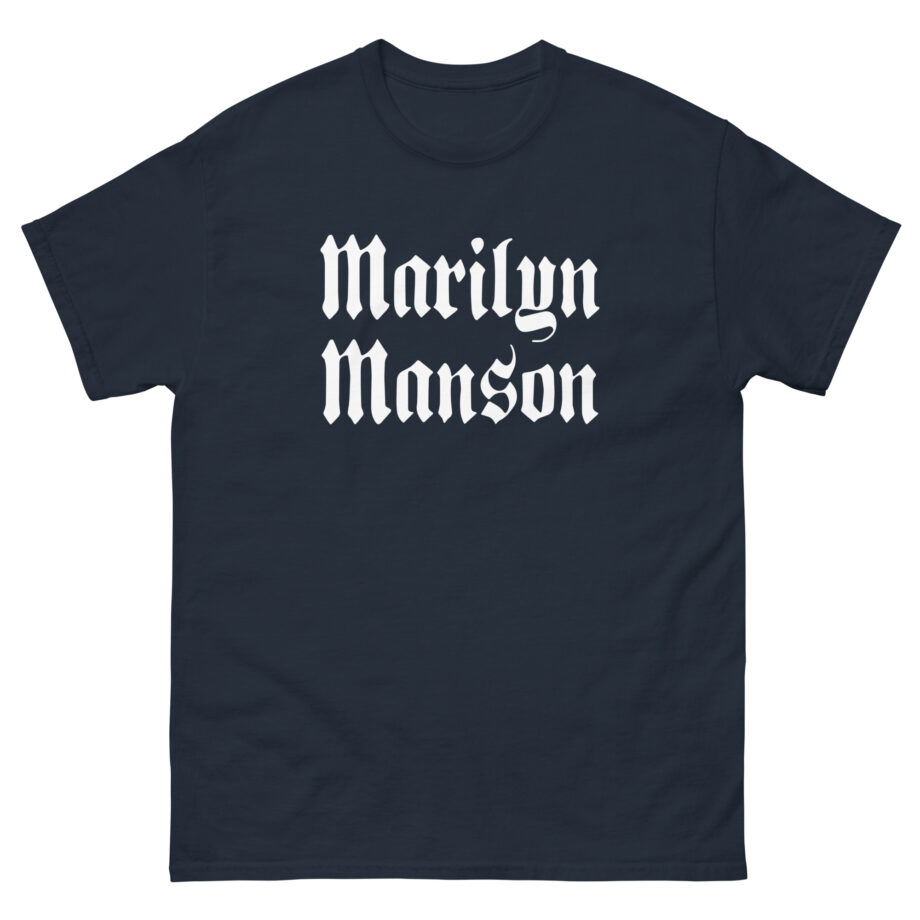 Marilyn Manson Goth Logo Unisex classic tee