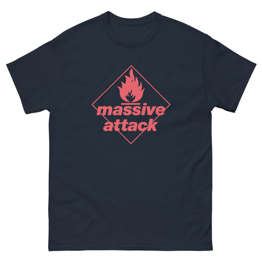 Massive Attack Blue Lines Red Logo Unisex classic tee