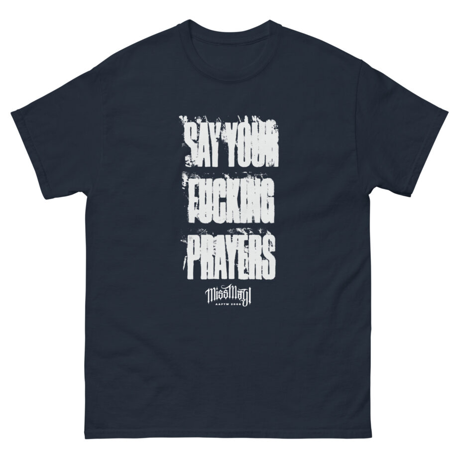 Miss May I Glow in the Dark Prayers Unisex classic tee