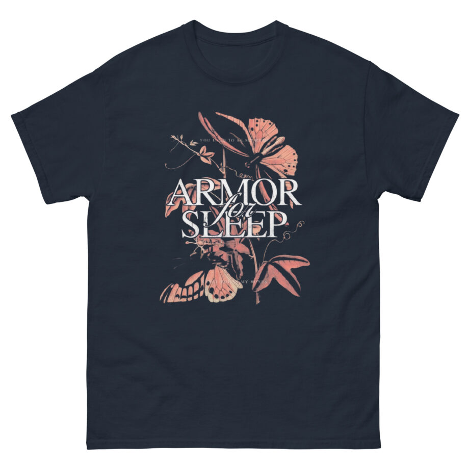 Armor for Sleep Orange Butterflies Unisex classic tee