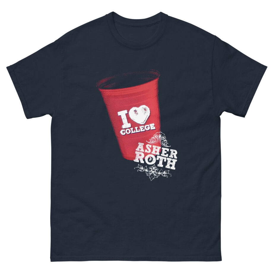Asher Roth I Love College Unisex classic tee