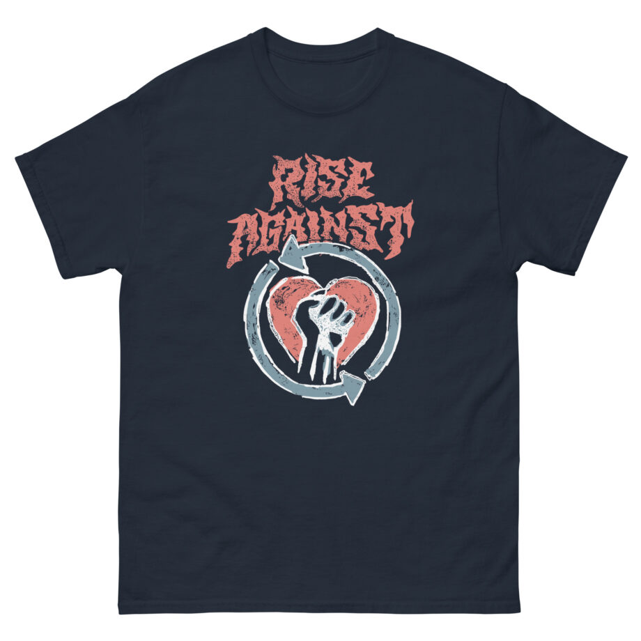 Rise Against Chalk Heartfist Unisex classic tee