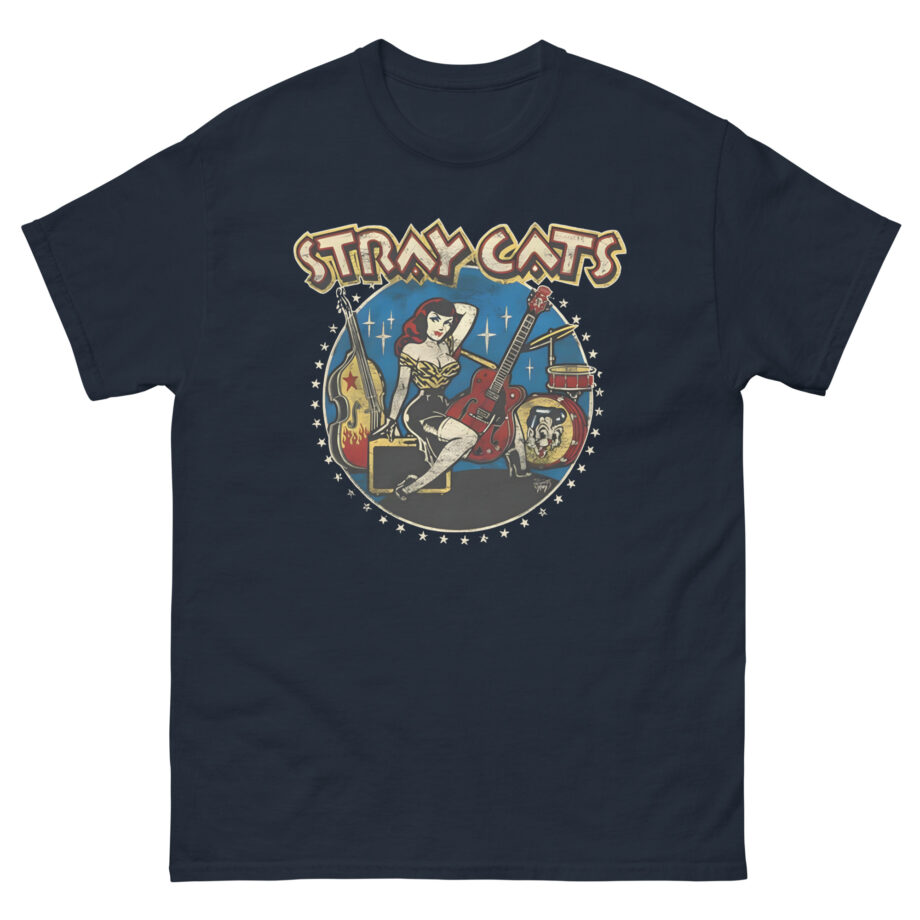Stray Cats Ladies Bass Unisex classic tee