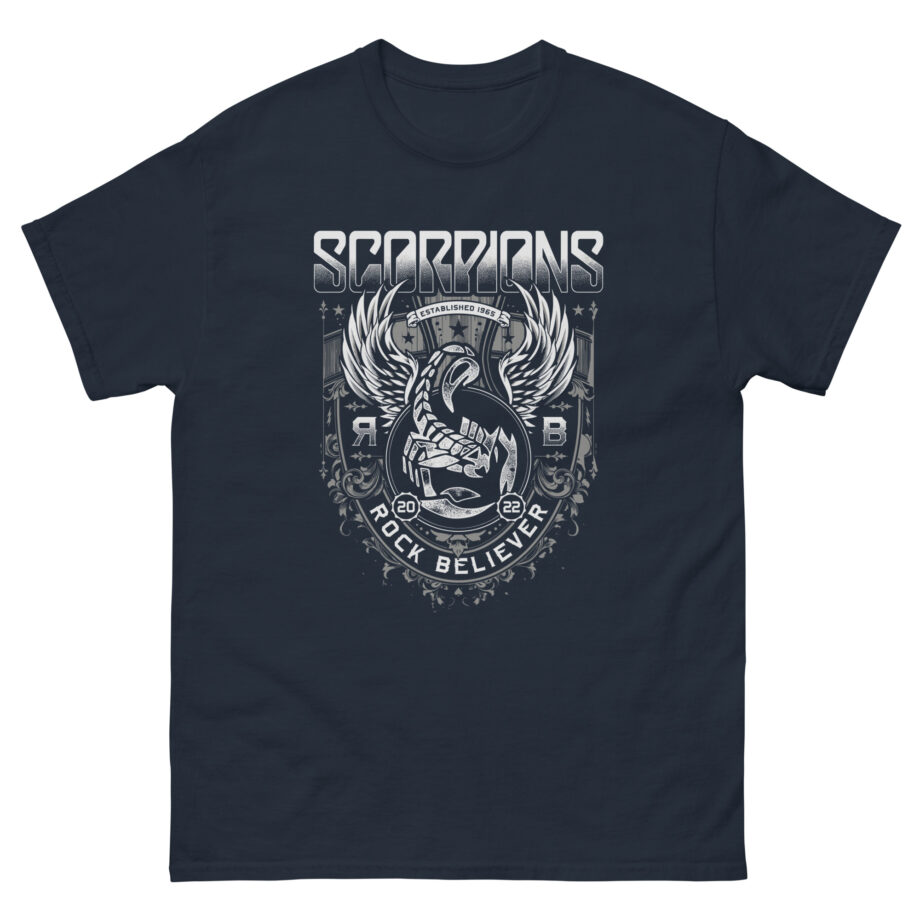 Scorpions Rock Believer Ornaments Unisex classic tee