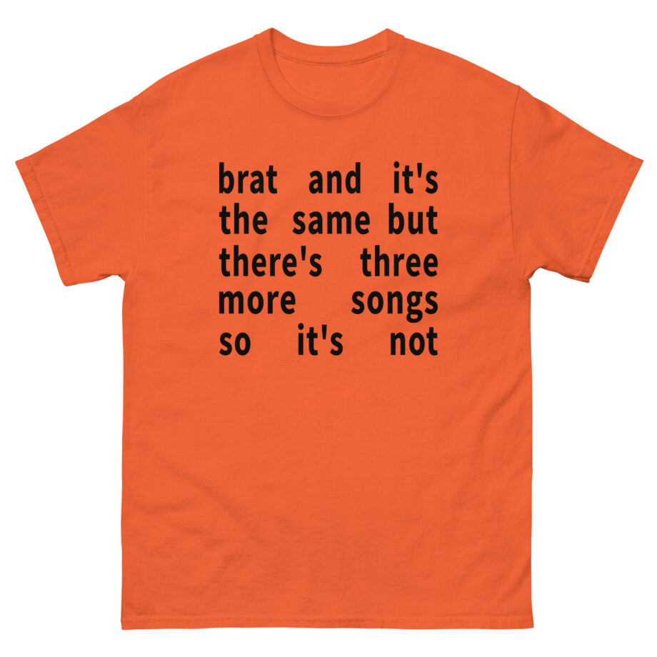Charli Xcx It's the Same but It's Not Unisex classic tee