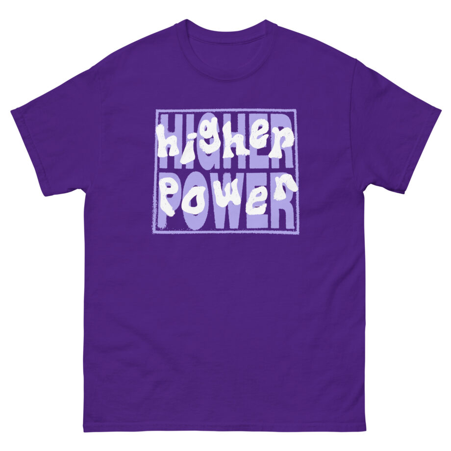 Higher Power Purple Logo Unisex classic tee