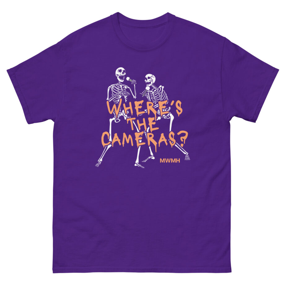 Murder With My Husband Where's the Cameras Unisex classic tee