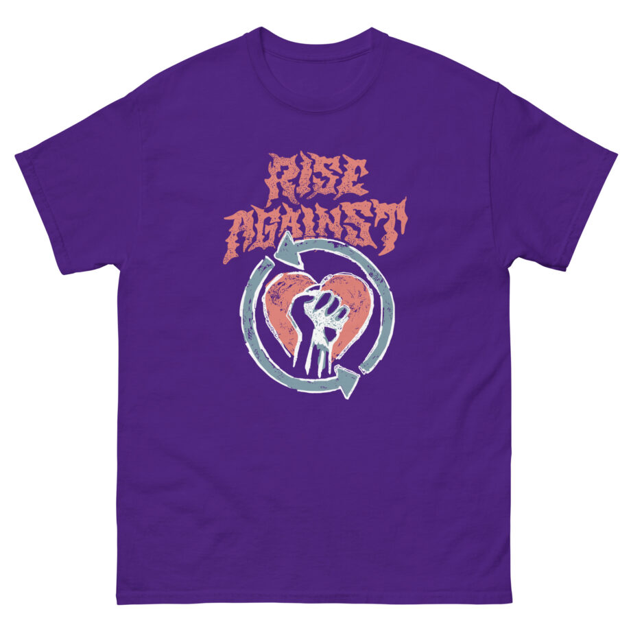 Rise Against Chalk Heartfist Unisex classic tee
