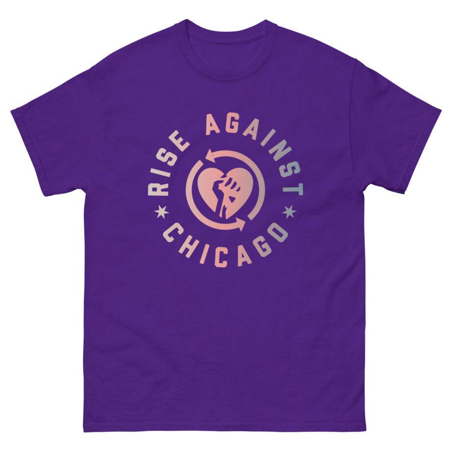 Rise Against Chicago Heartfist Unisex classic tee