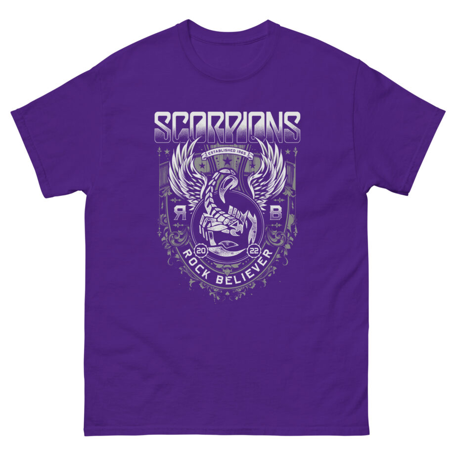 Scorpions Rock Believer Ornaments Unisex classic tee