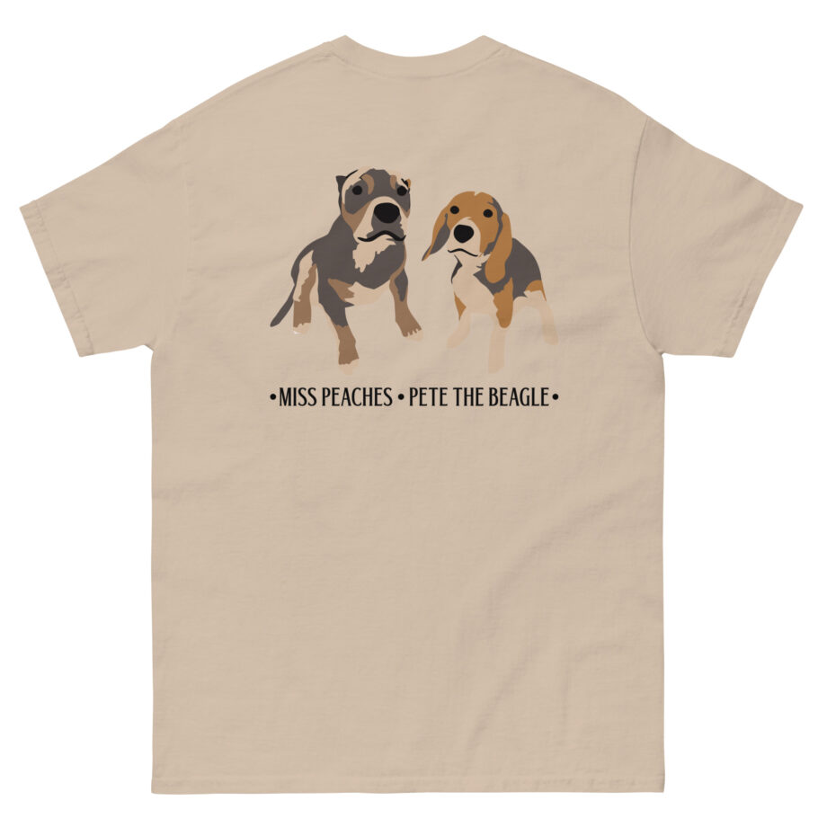 Miss Peaches & Pete the Beagle Unisex classic tee