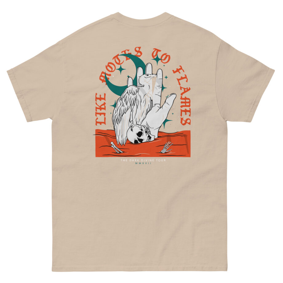 Like Moths to Flames the Dark Divine Tour Unisex classic tee