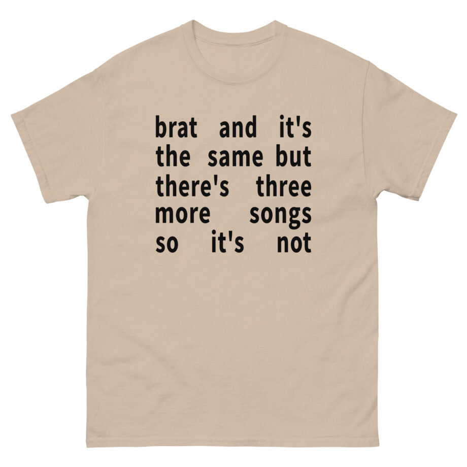 Charli Xcx It's the Same but It's Not Unisex classic tee