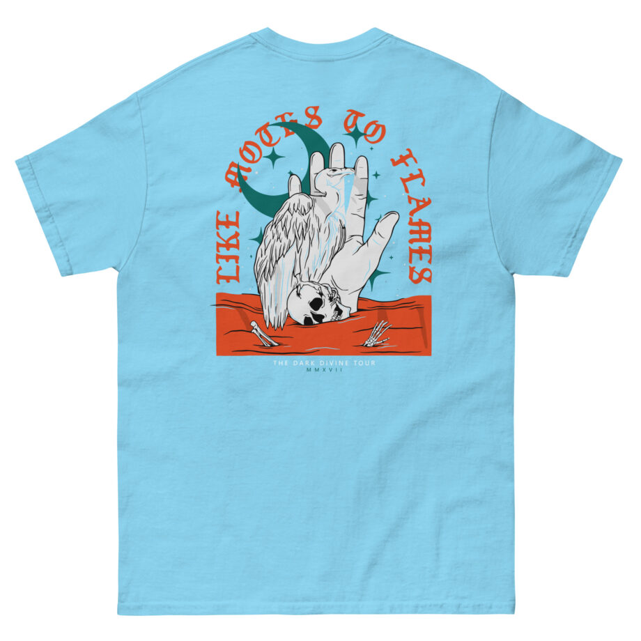 Like Moths to Flames the Dark Divine Tour Unisex classic tee