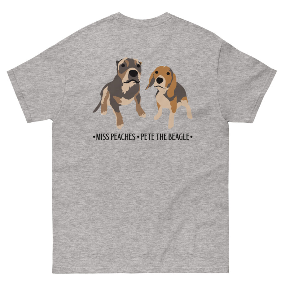 Miss Peaches & Pete the Beagle Unisex classic tee