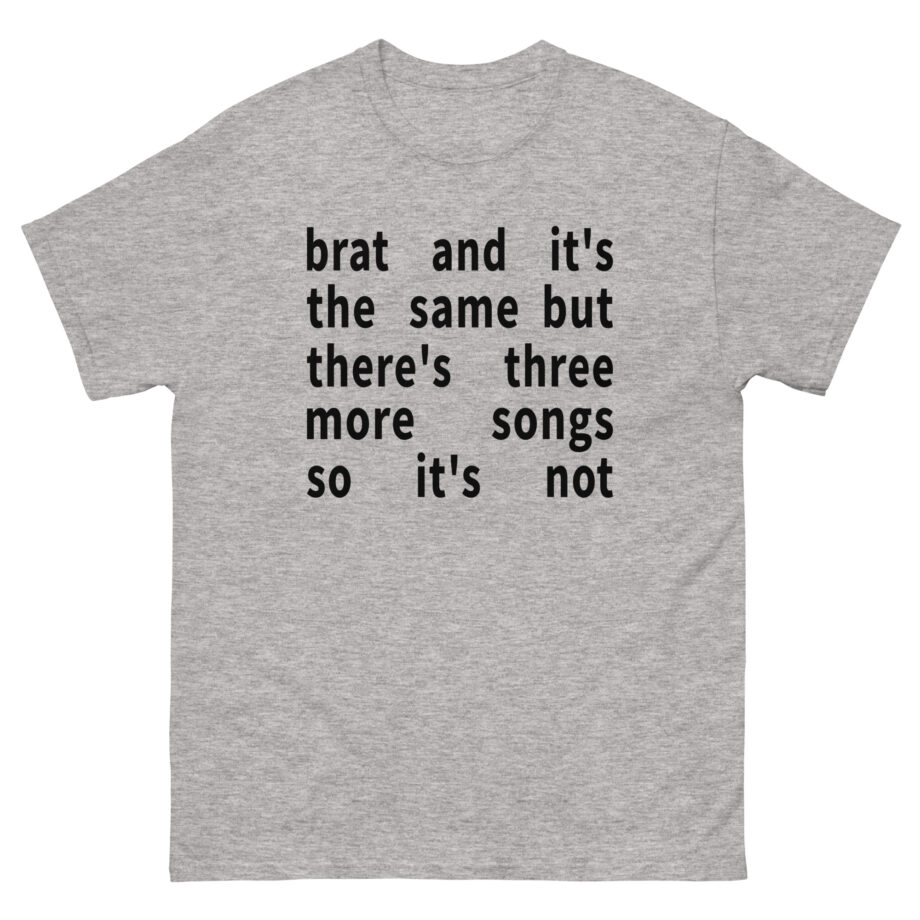 Charli Xcx It's the Same but It's Not Unisex classic tee